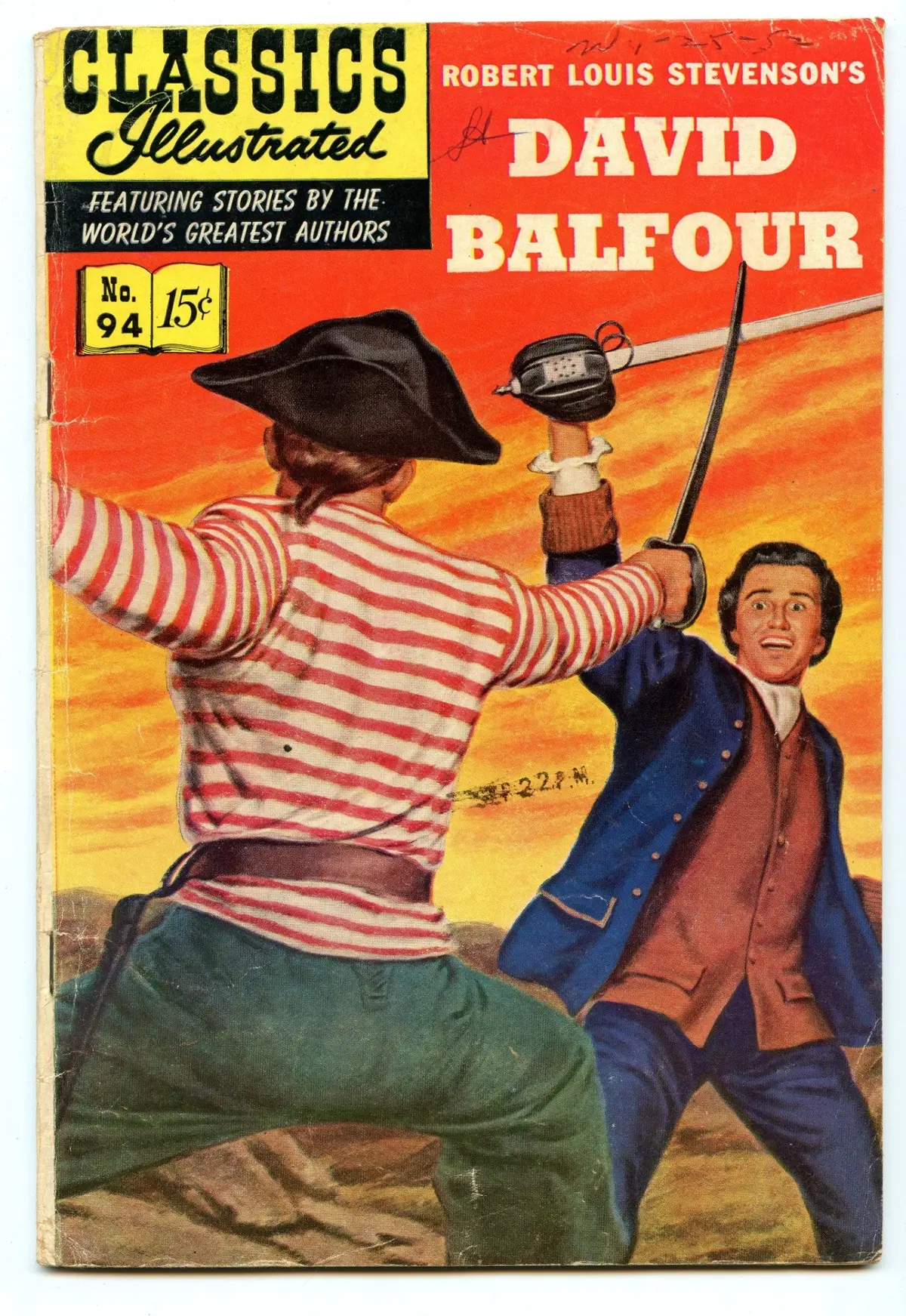 Classics Illustrated 94 (Original) (Apr 1952) Vg+ (4.5) 1