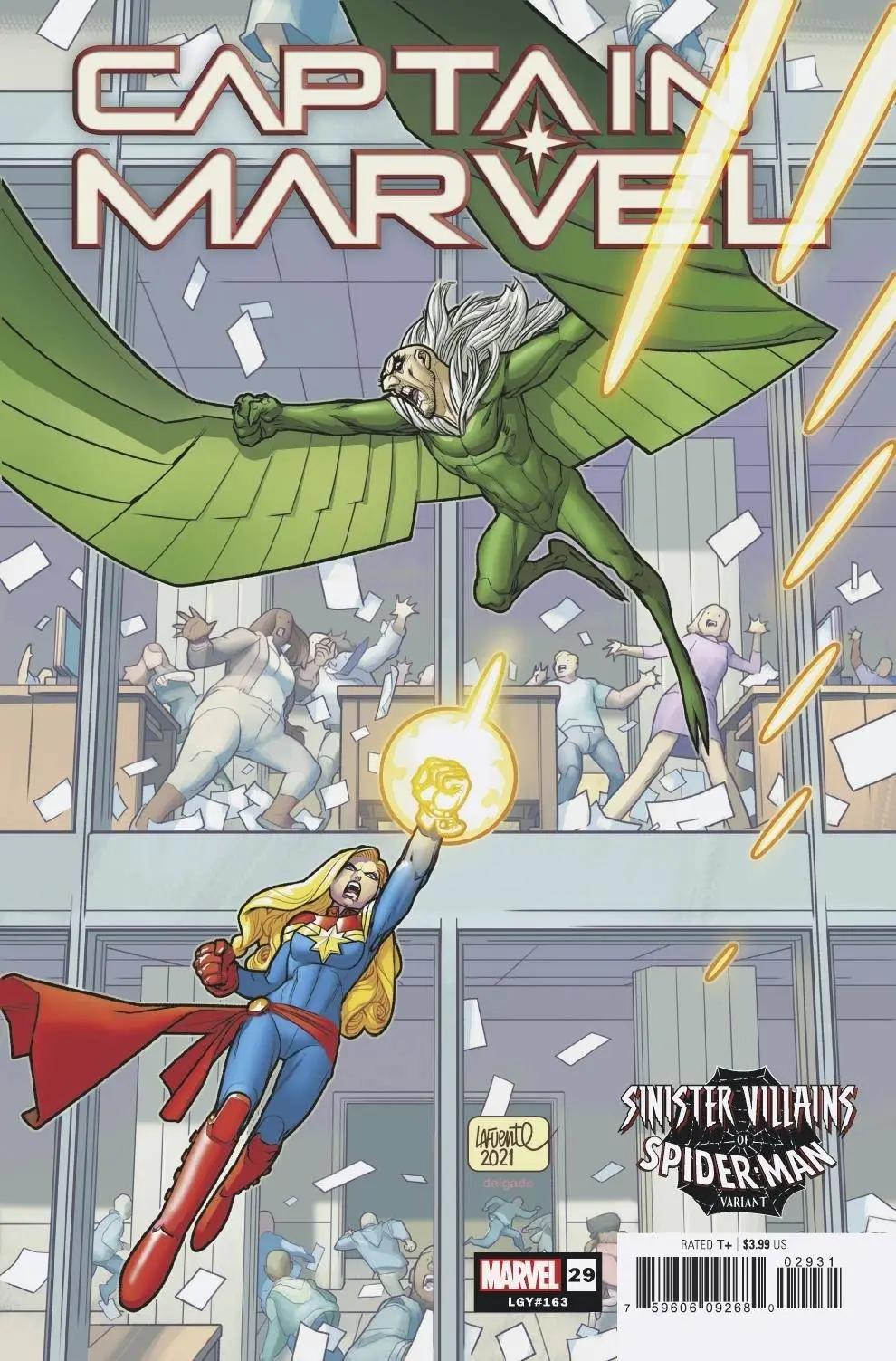 Captain Marvel #29 Lafuente Spider-Man Villains Var 1