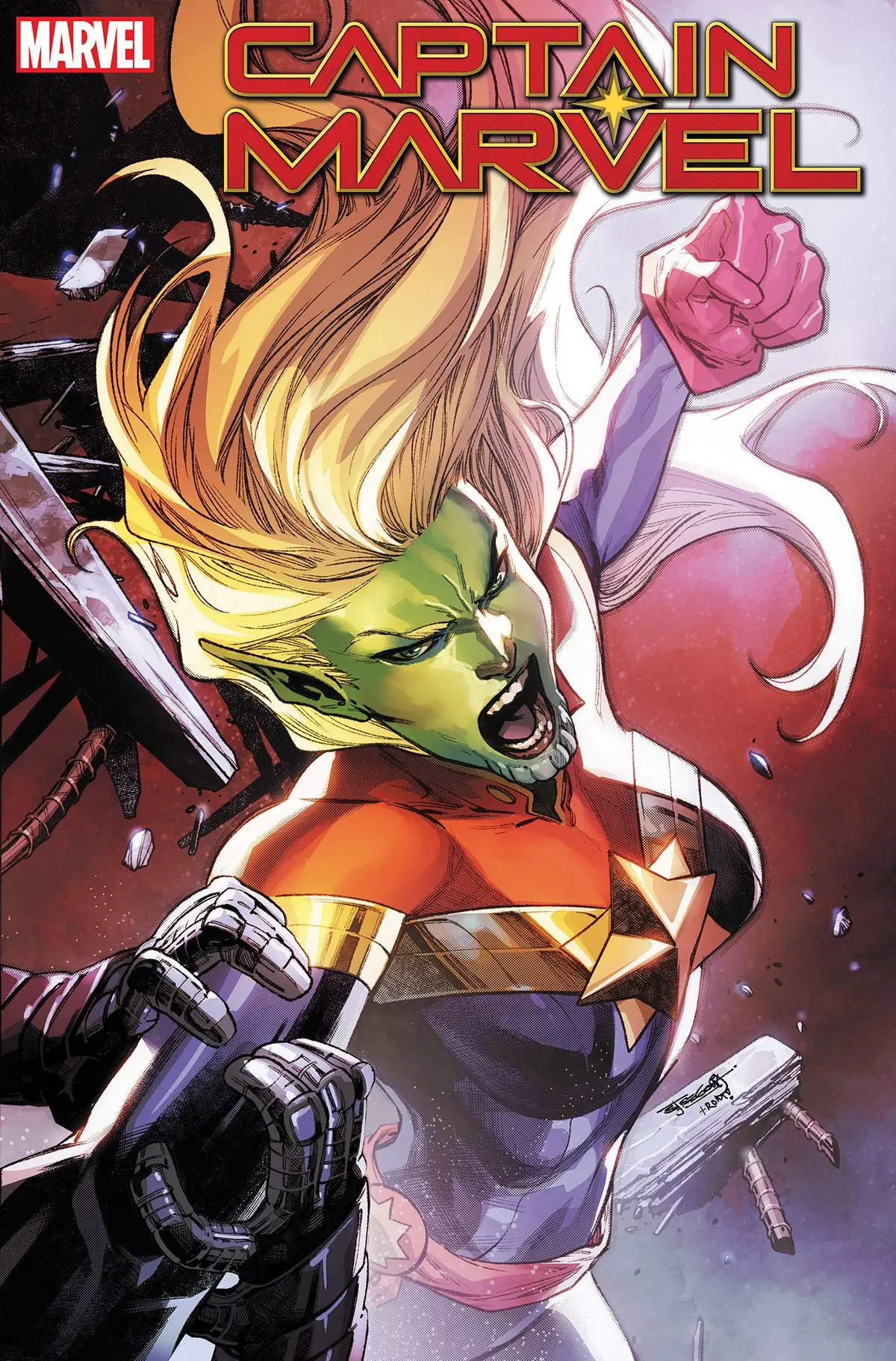 Captain Marvel #38 Segovia Skrull Var 1