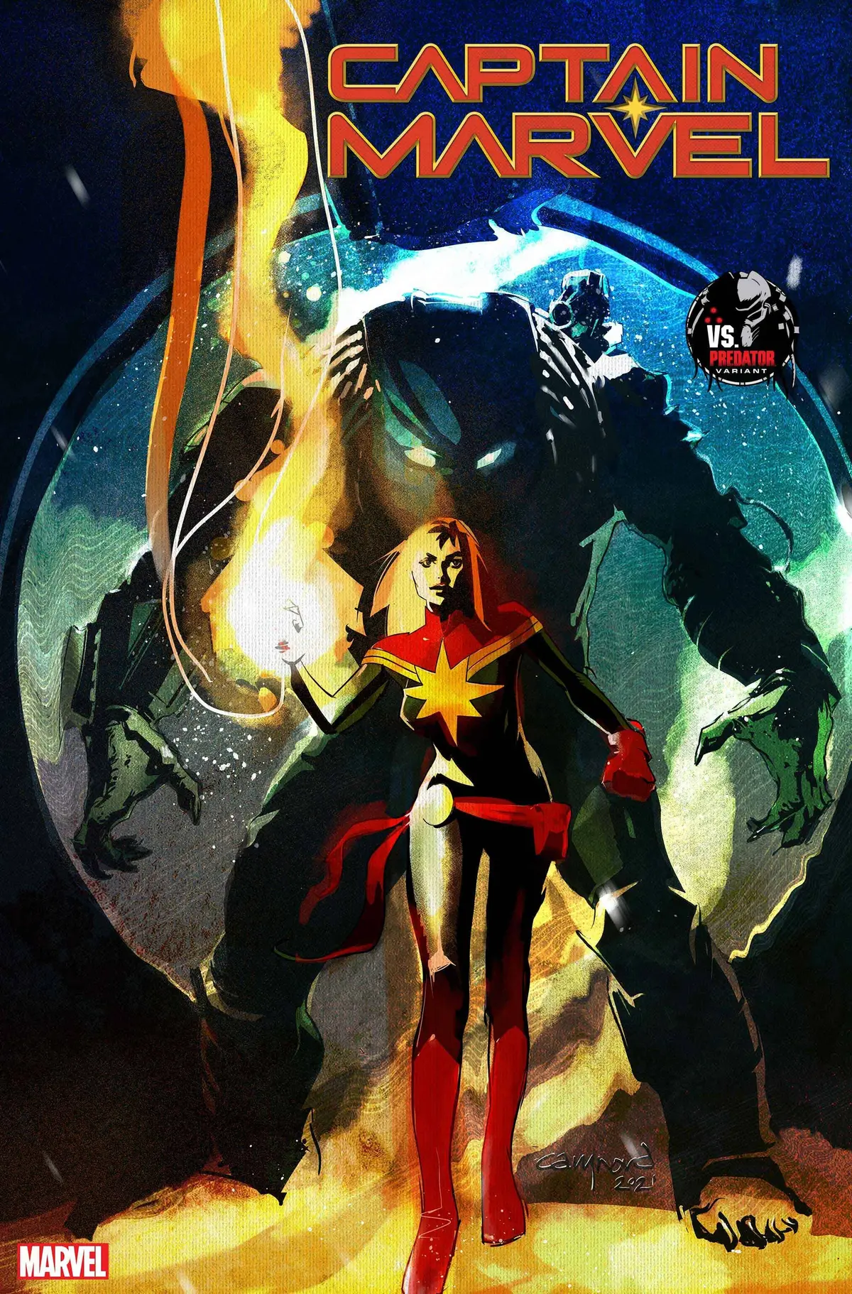 Captain Marvel #40 Nord Predator Var 1