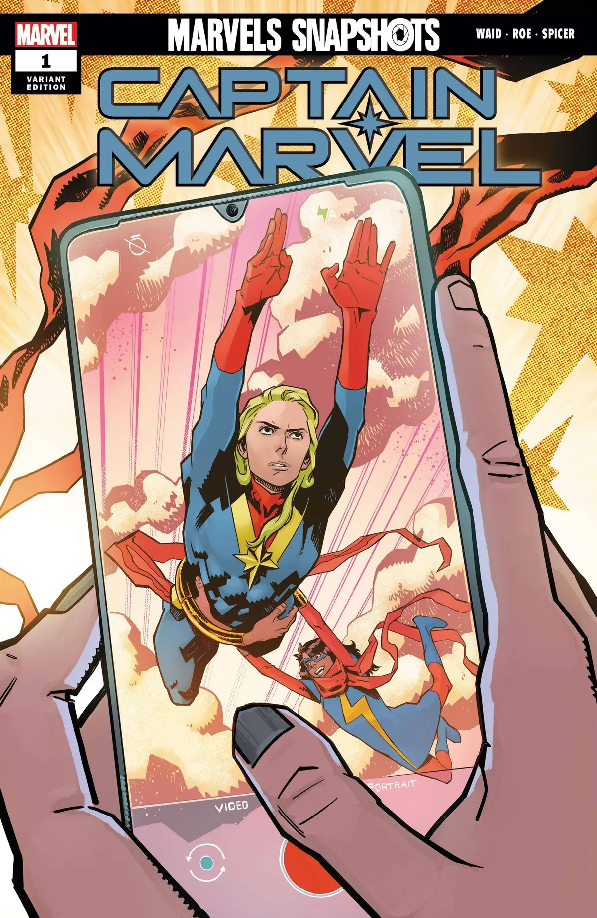 Captain Marvel Marvels Snapshots #1 Roe Var 1