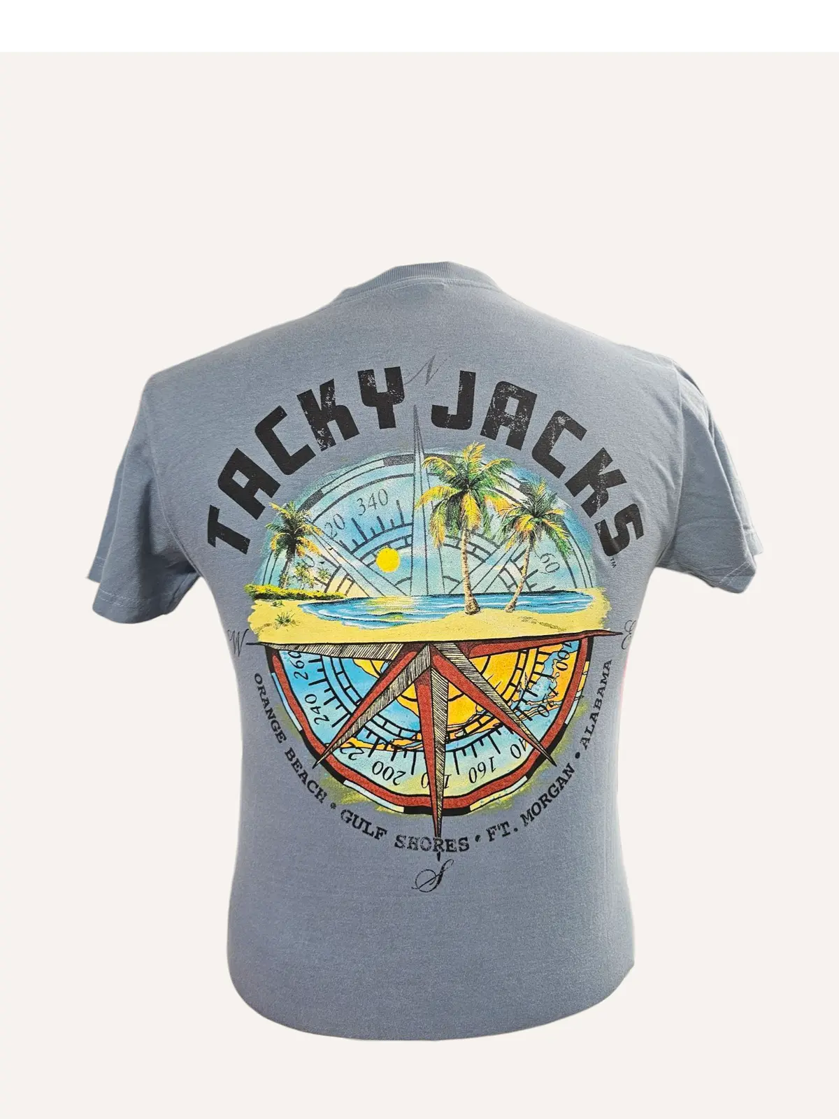 Tacky Jacks "Compass Map" Short Sleeve T-Shirt 2