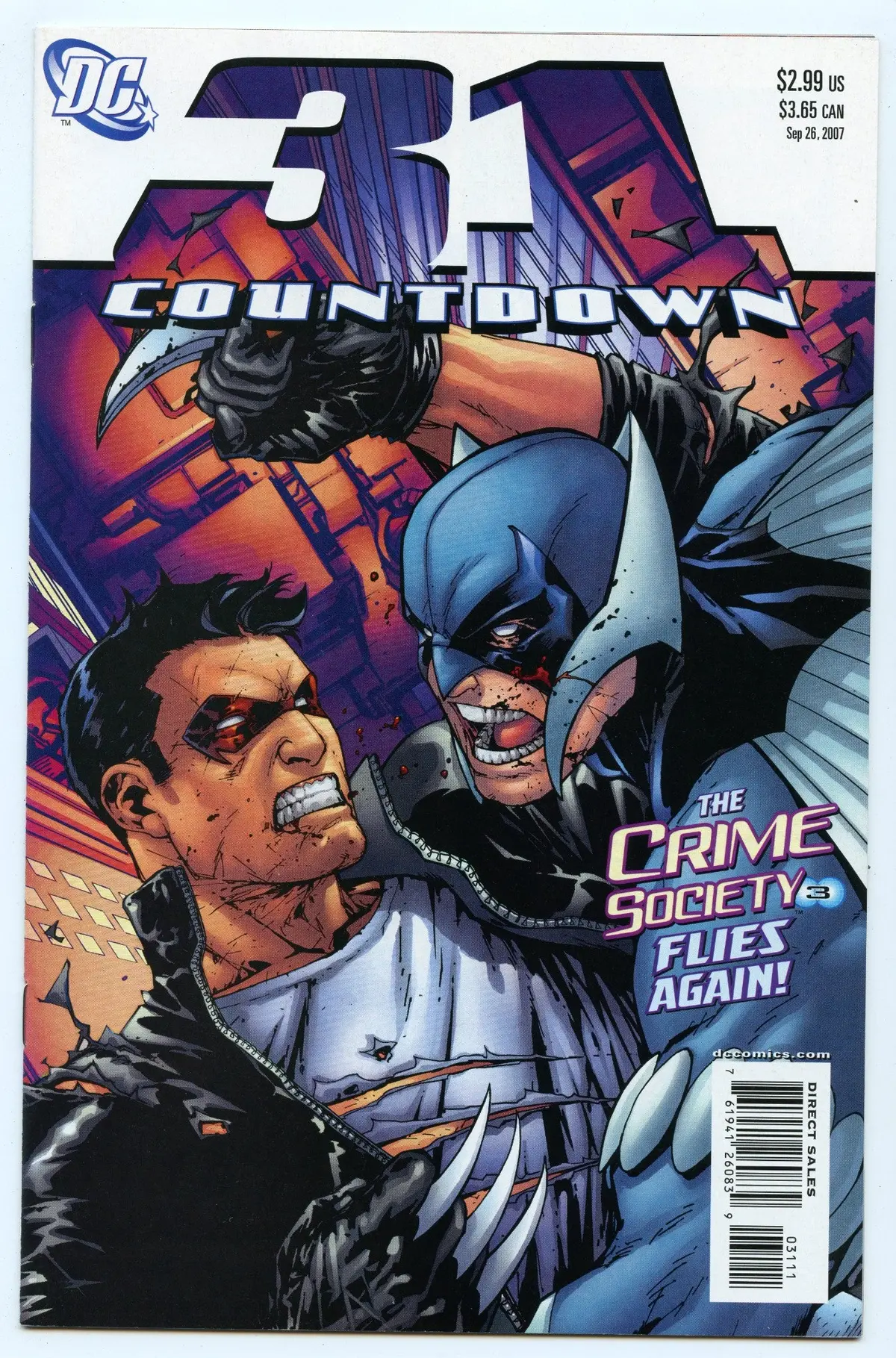 Countdown 31 (Nov 2007) Nm- (9.2) - 1St Mention Of Three Jokers 1