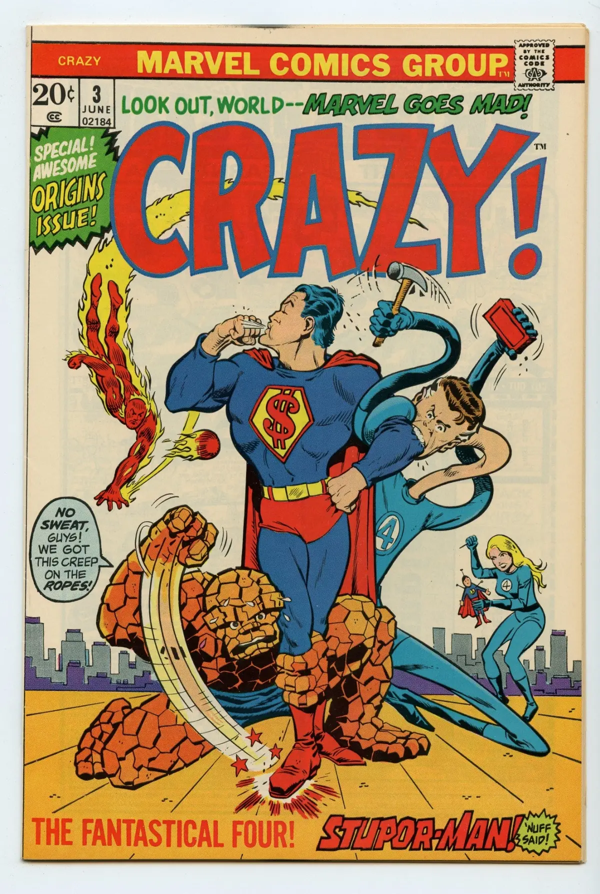 Crazy 3 (Jun 1973) Vf-Nm (9.0) 1