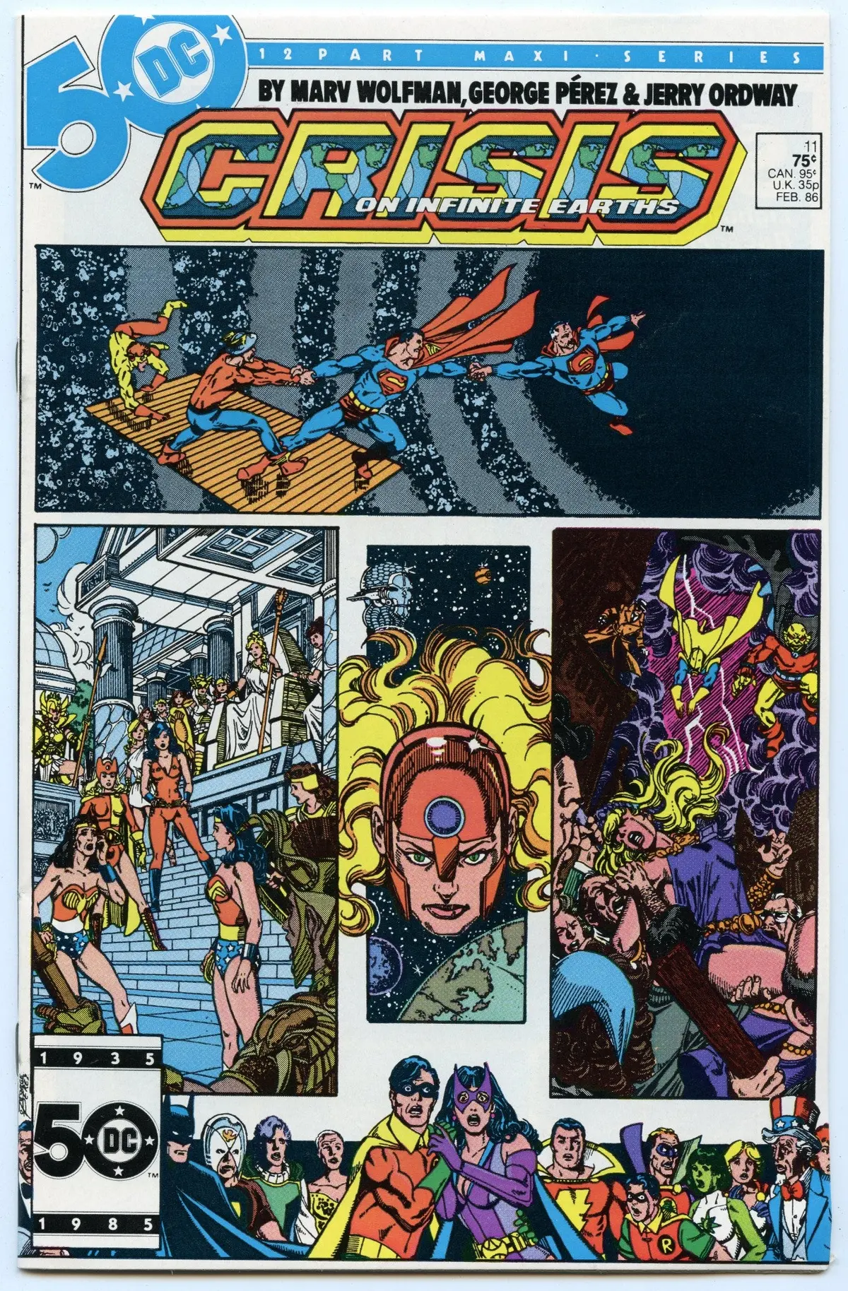 Crisis On Infinite Earths 11 (Feb 1986) Vf- (7.5) 1