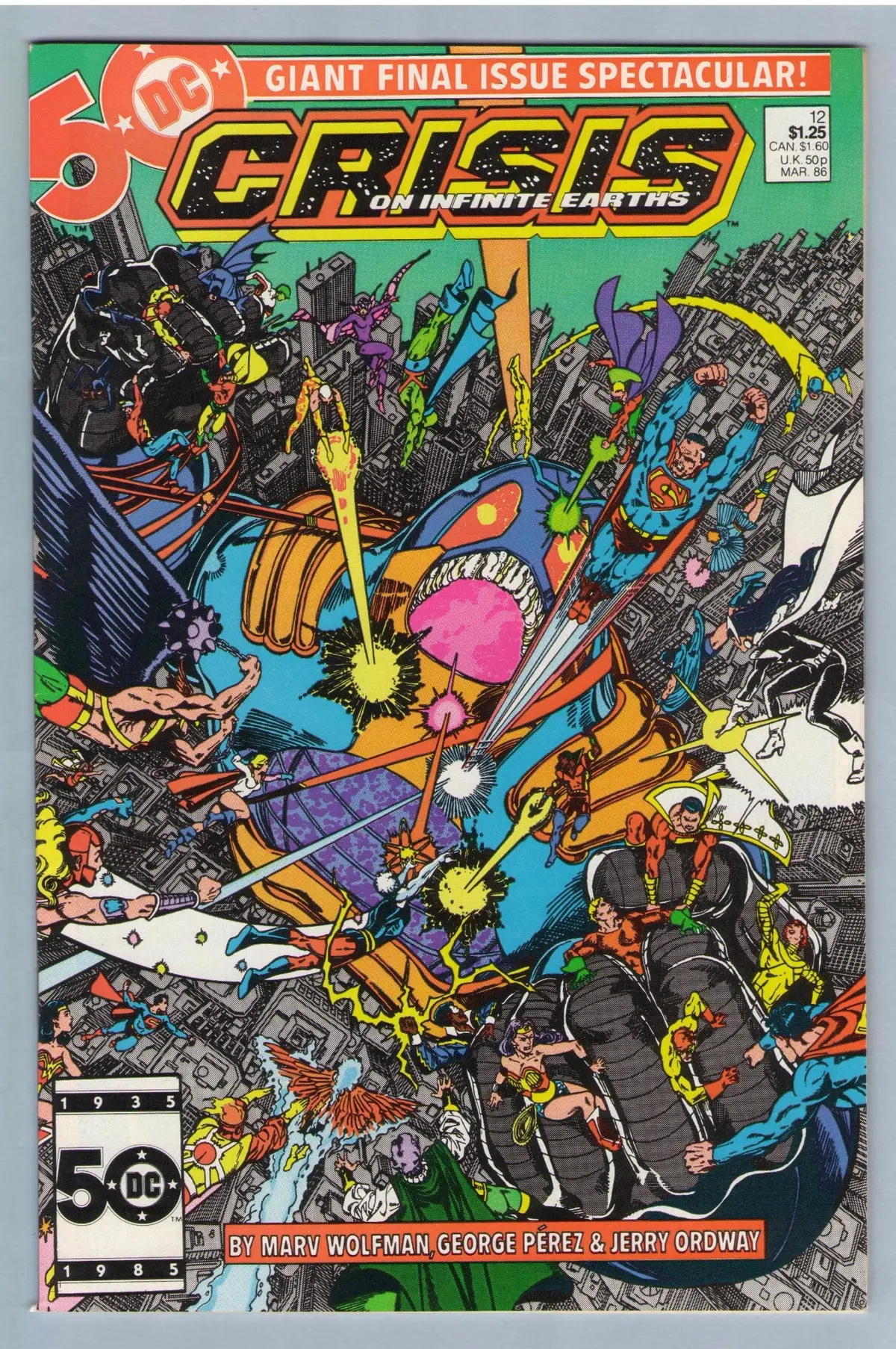 Crisis On Infinite Earths 12 (Mar 1986) Nm- (9.2) 1
