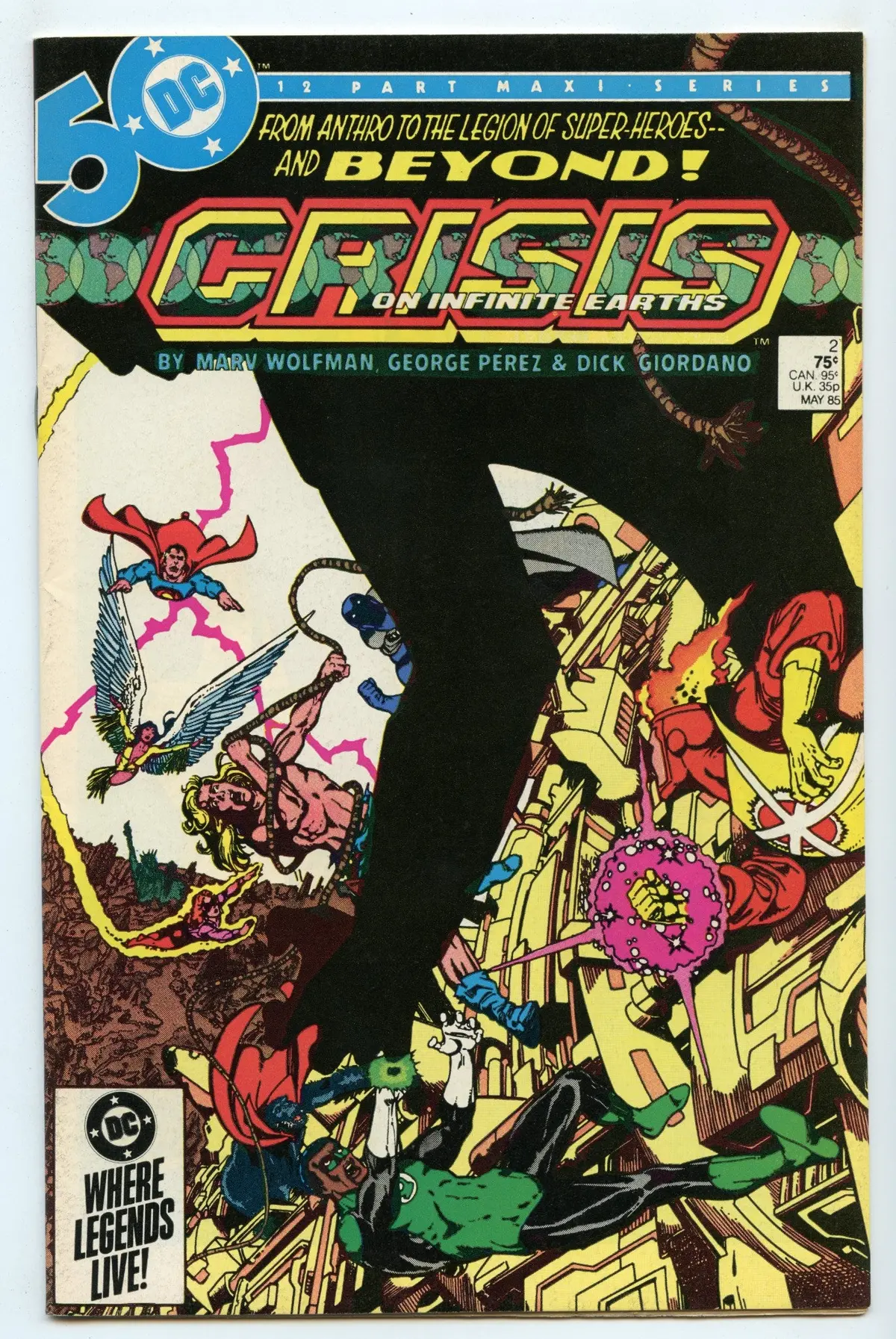 Crisis On Infinite Earths 2 (May 1985) Vf (8.0) 1