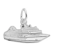 Sterling Silver Cruise Ship Charm 1