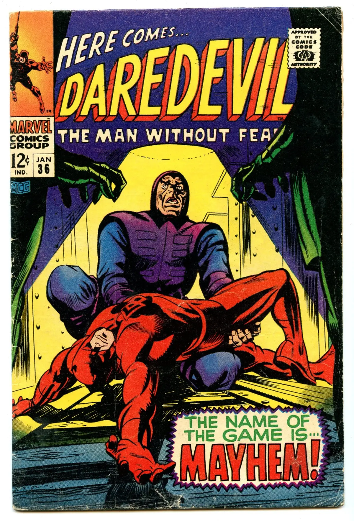 Daredevil 36 (Jan 1968) Vg (4.0) 1