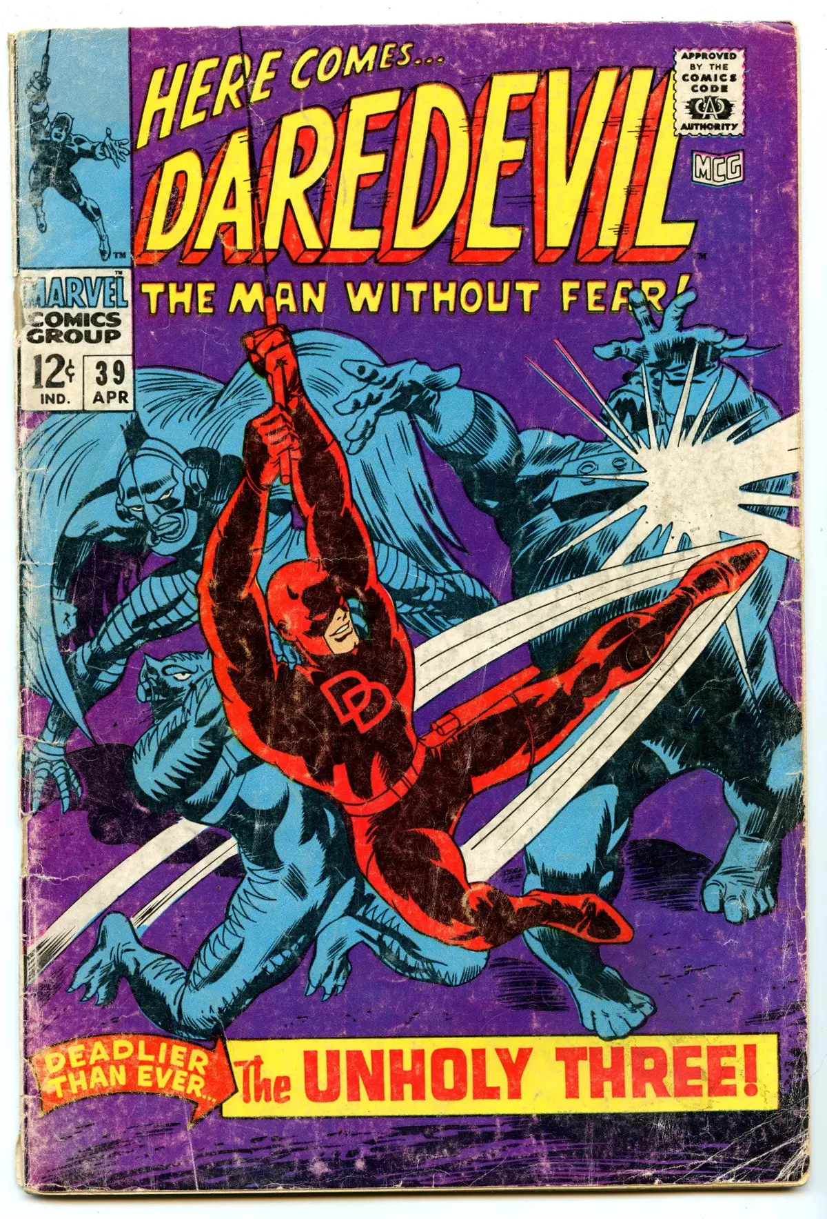 Daredevil 39 (Apr 1968) Gd/Vg (3.0) 1