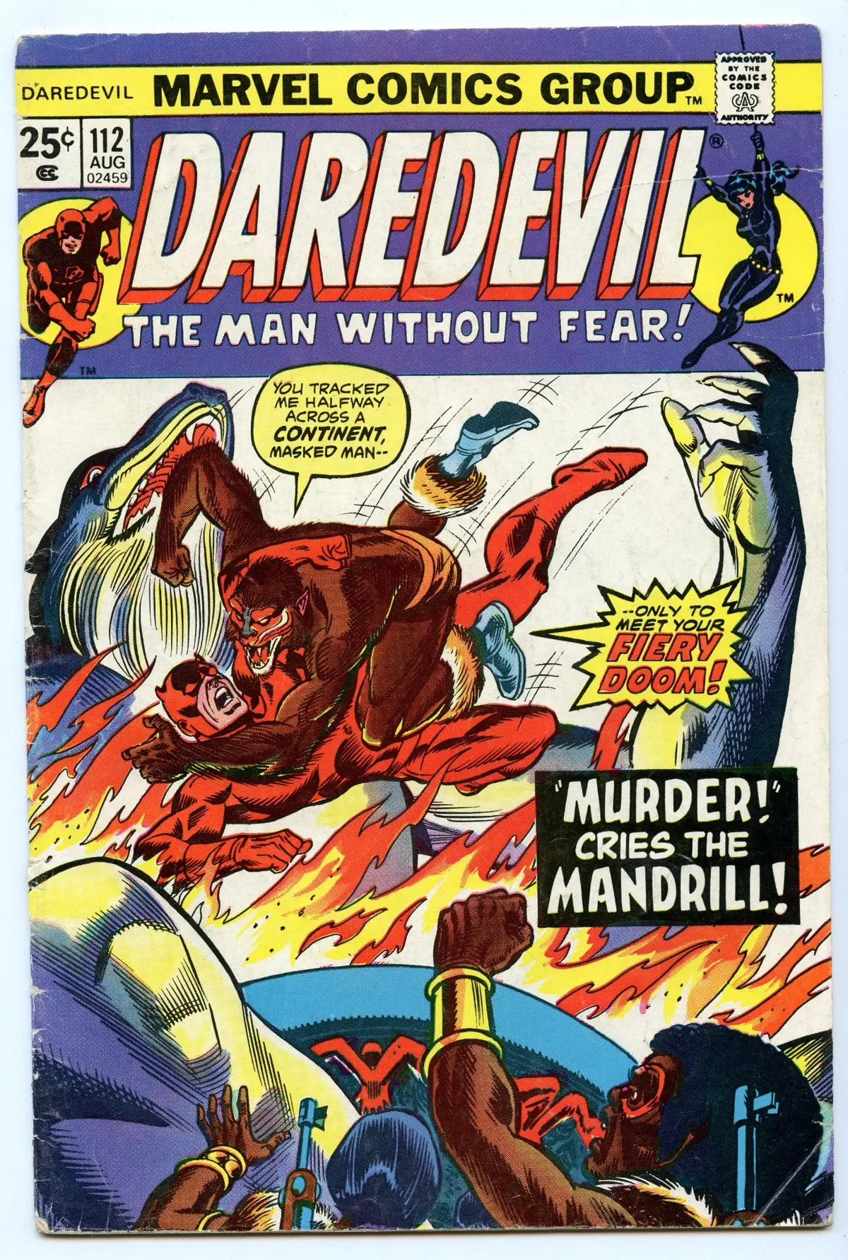 Daredevil 112 (Aug 1974) Vg (4.0) 1