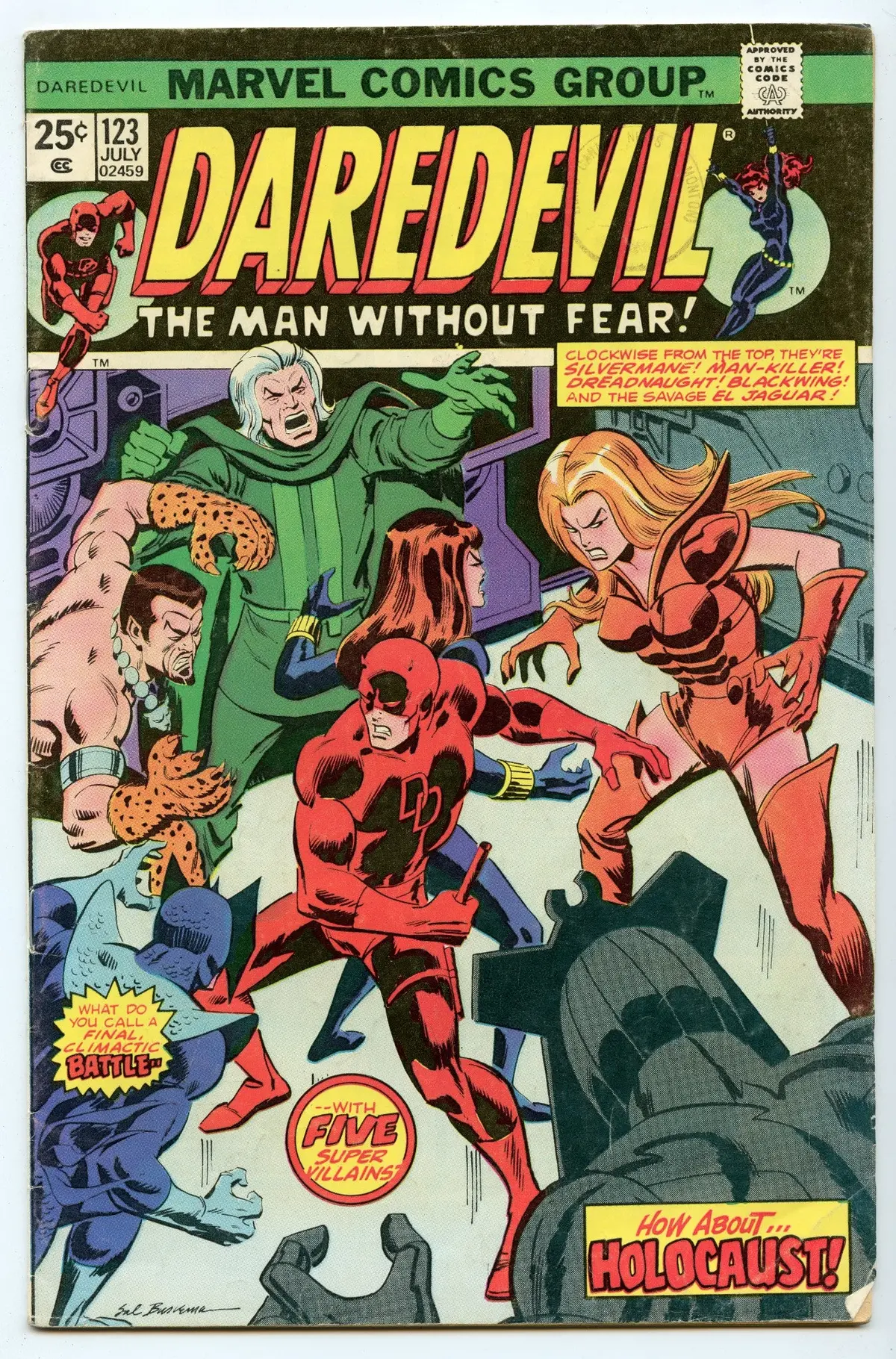 Daredevil 123 (Jul 1975) Vg (4.0) 1