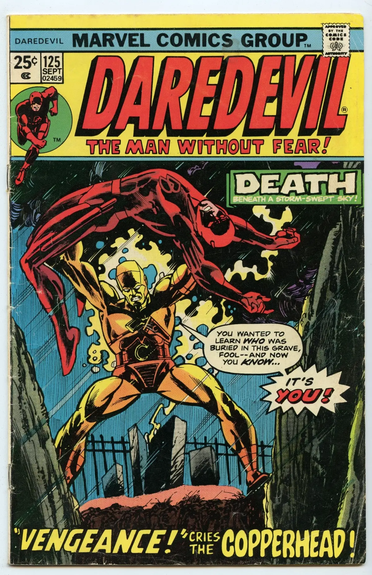 Daredevil 125 (Sep 1975) Vg+ (4.5) 1