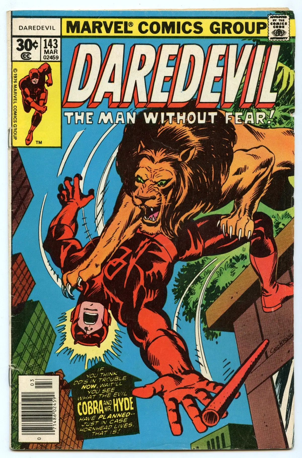 Daredevil 143 (Mar 1977) Vg (4.0) 1