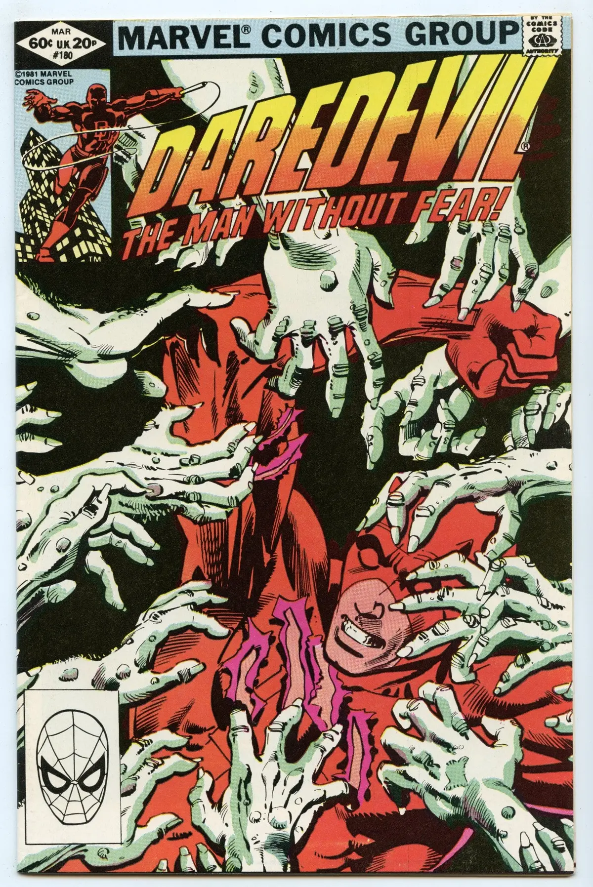 Daredevil 180 (Mar 1982) Vf- (7.5) 1