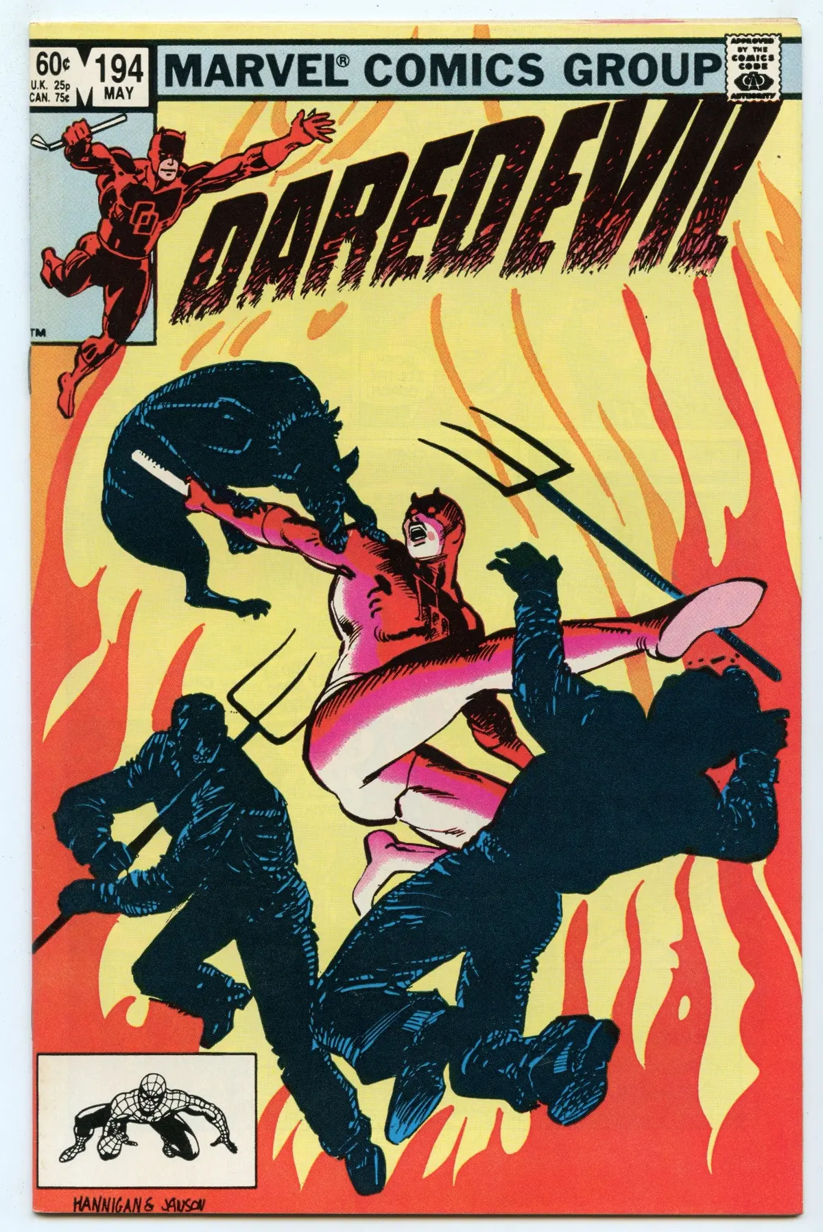 Daredevil 194 (May 1983) Fi/Vf (7.0) - Cdn Price Variant 1
