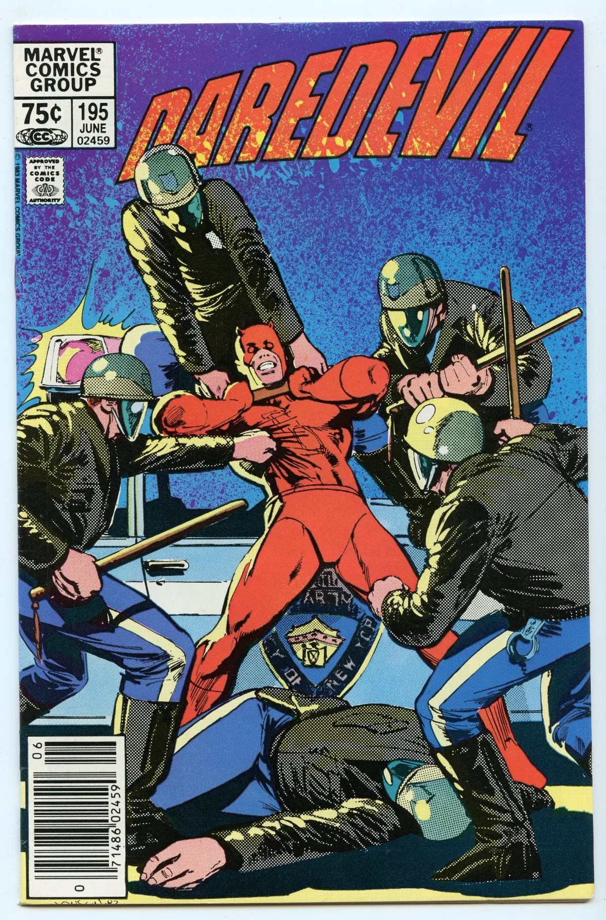 Daredevil 195 (Jun 1983) Nm- (9.2) - Cdn Price Variant 1