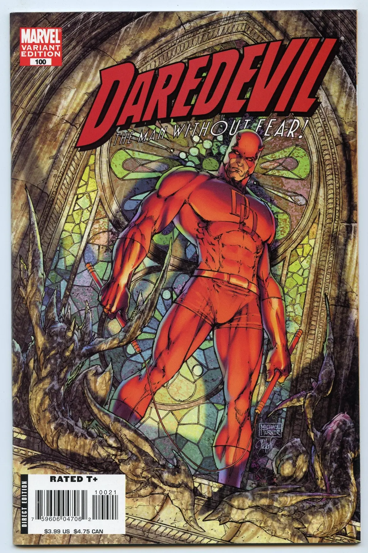 Daredevil 100 (Oct 2007) Nm- (9.2) - Variant Cover 1