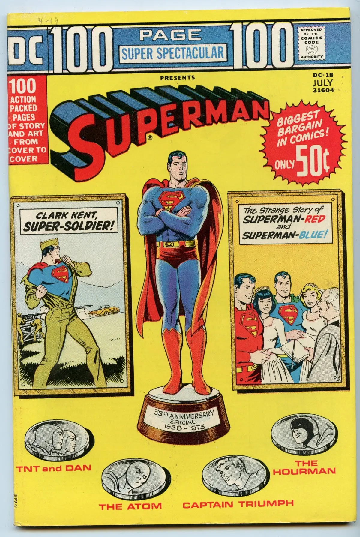Dc 100 Page Super Spectacular 18 (Jul 1973) Vf/Nm (9.0) 1