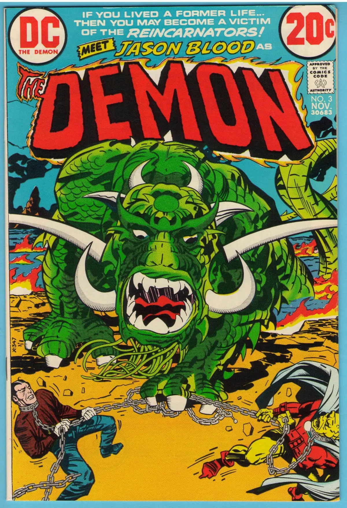 Demon 3 (Nov 1972) Vf-Nm (9.0) 1