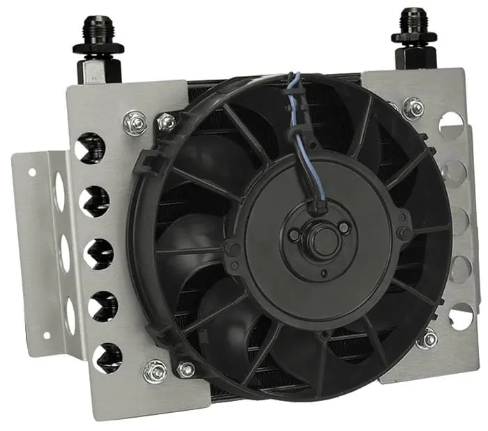 Derale Atomic-Cool Remote Oil Cooler – Fan-Mounted, High-Efficiency (15950) 1