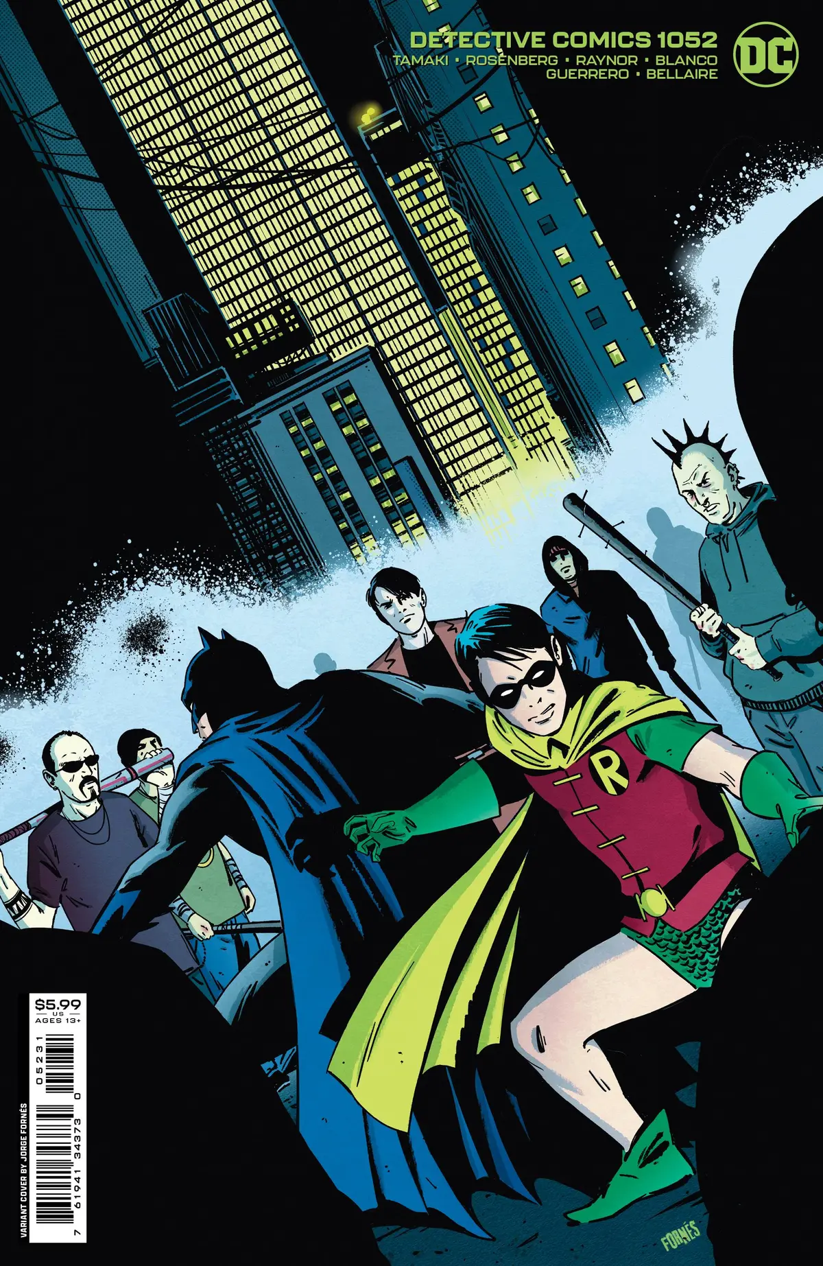 Detective Comics #1052 Cvr C 1:25 Fornes Card Stock Var (Spine Tick) 1