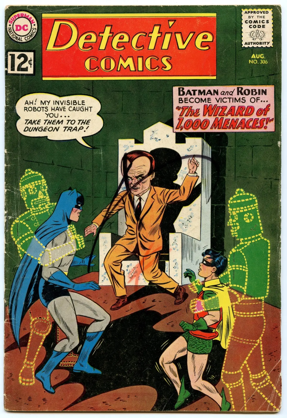 Detective Comics 306 (Aug 1962) Vg- (3.5) 1