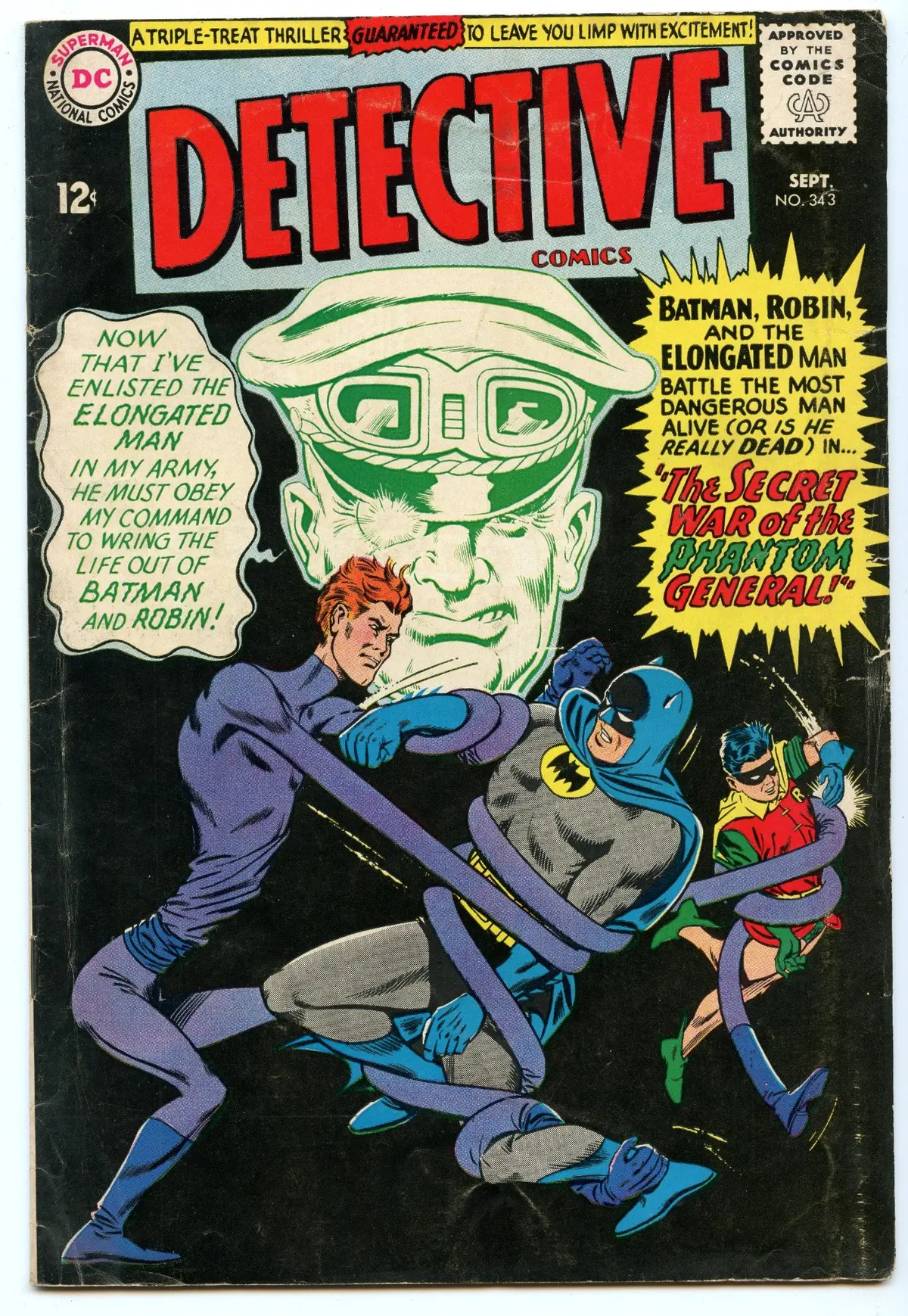 Detective Comics 343 (Sep 1965) Vg (4.0) 1