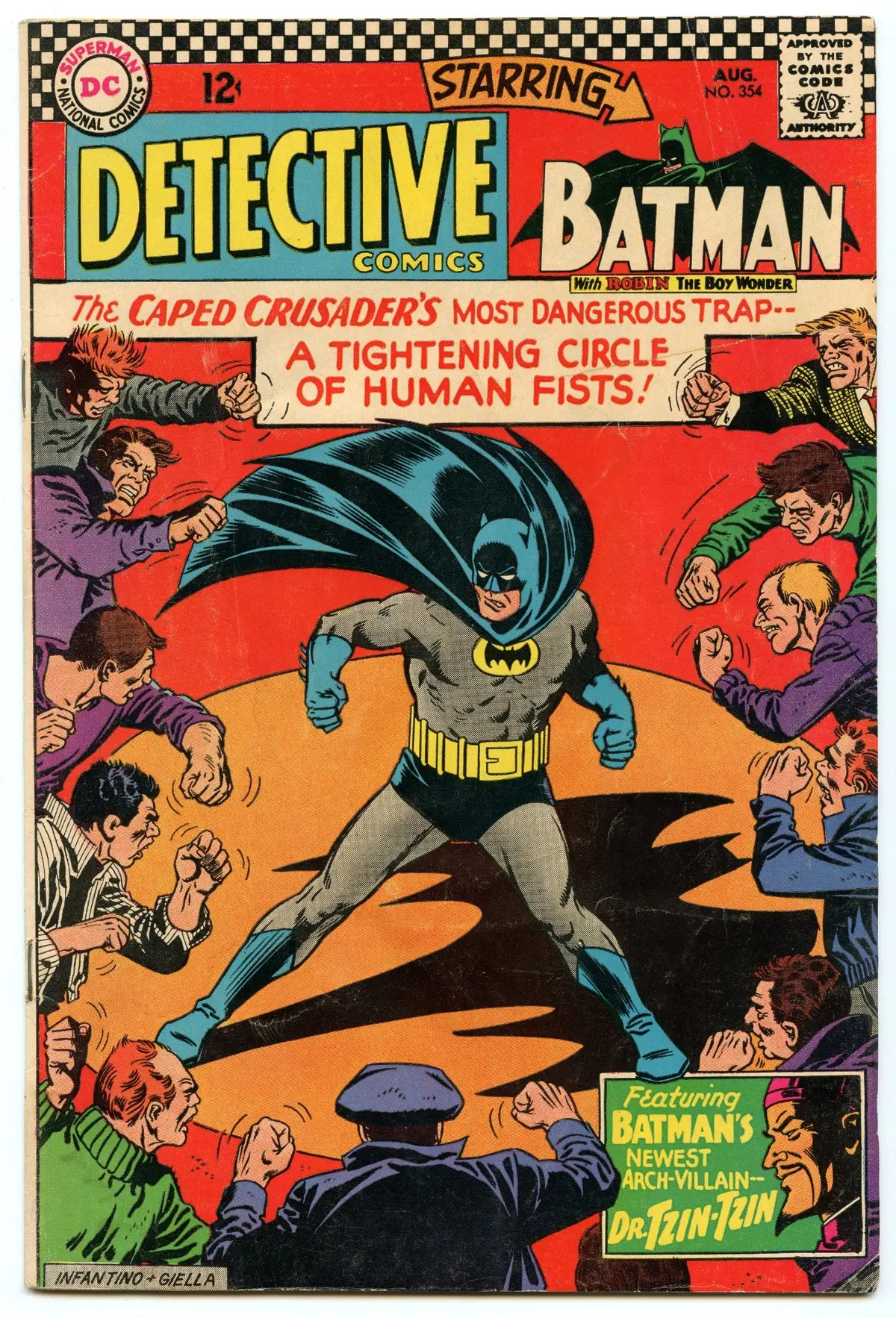 Detective Comics 354 (Aug 1966) Vg+ (4.5) 1