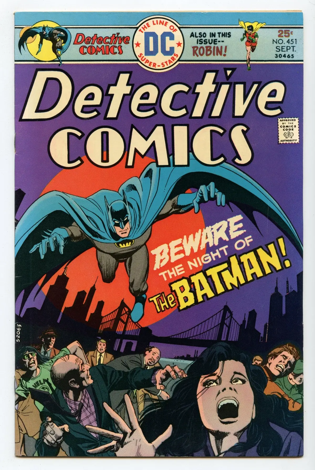Detective Comics 451 (Sep 1975) Vf (8.0) 1