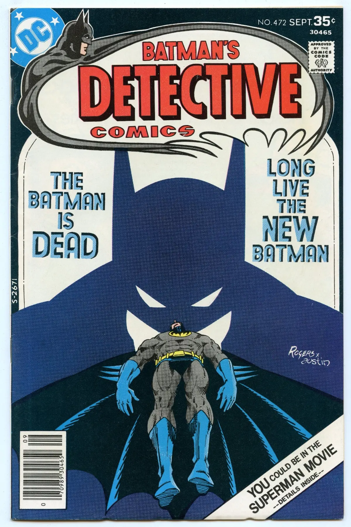 Detective Comics 472 (Sep 1977) Vf (8.0) 1