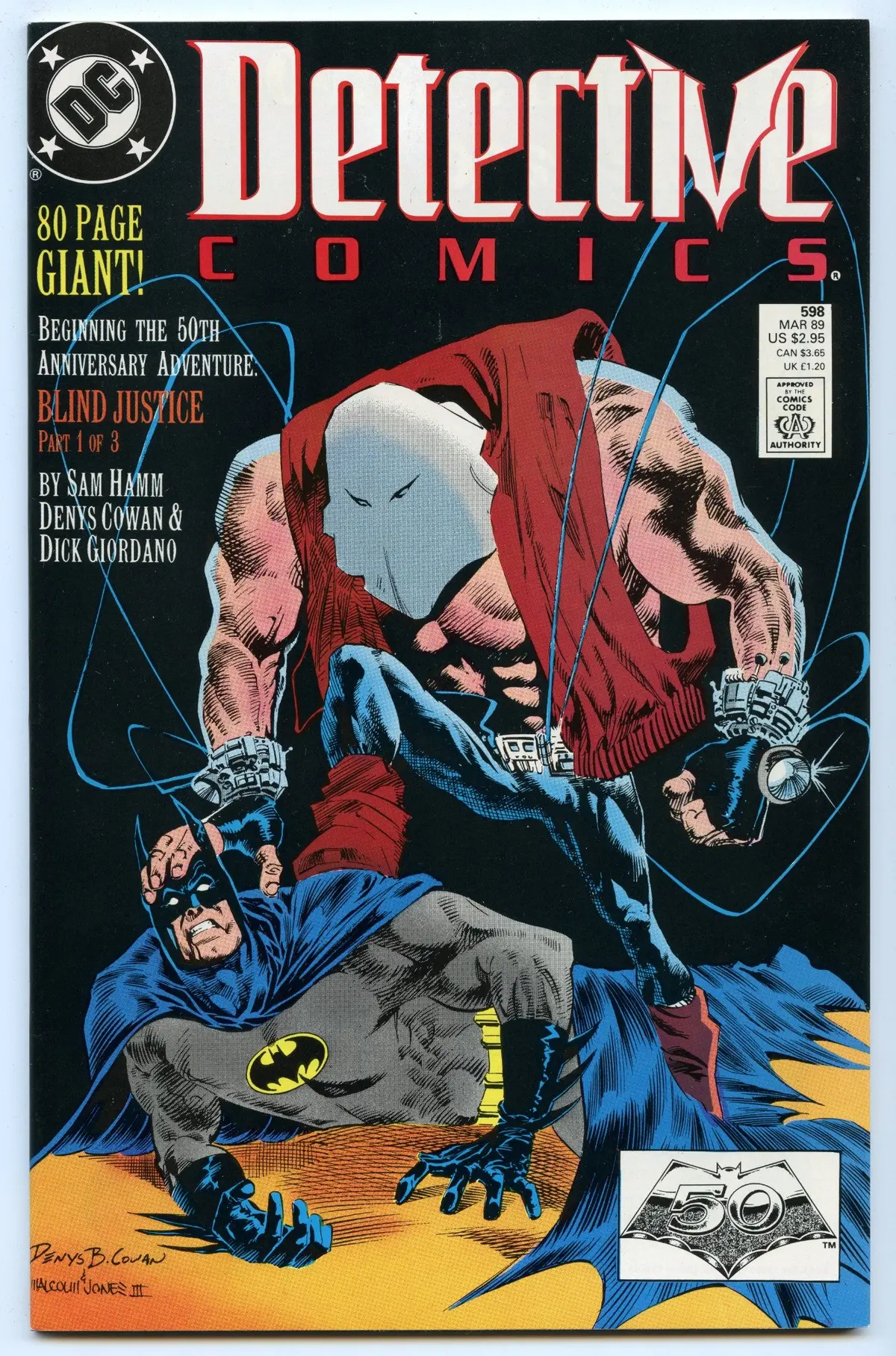 Detective Comics 598 (Mar 1989) Nm- (9.2) 1