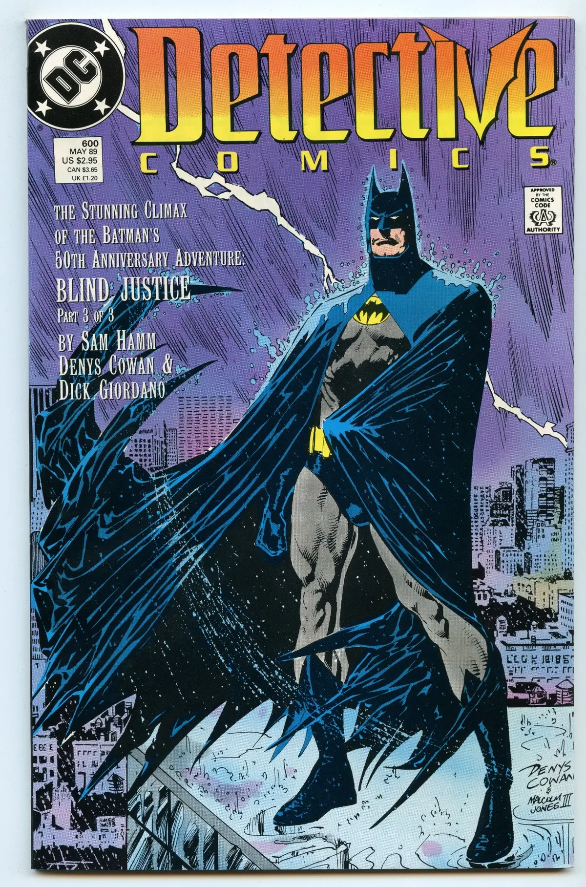 Detective Comics 600 (May 1989) Nm- (9.2) 1