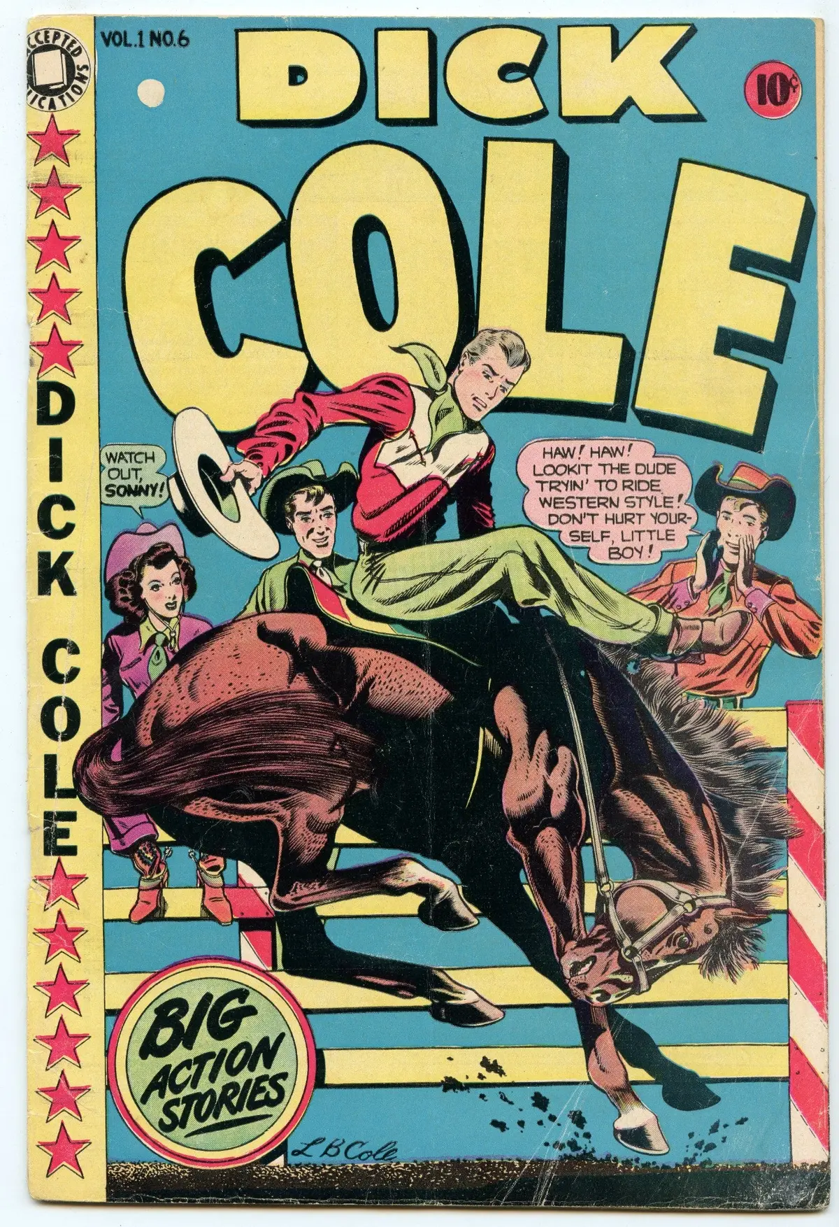 Dick Cole 6 (Nov 1949) Vg (4.0) 1