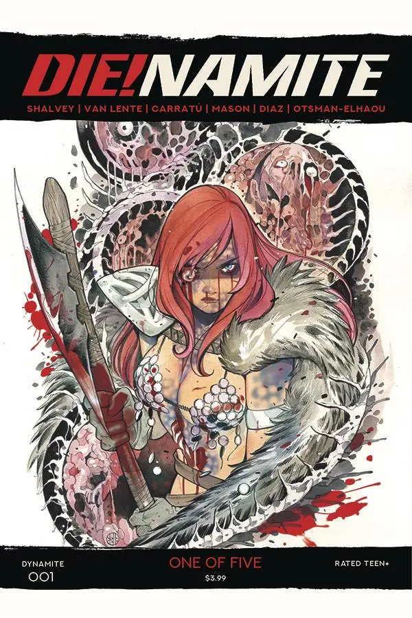 Die!Namite #1 20 Copy Momoko Red Sonja Zombie Incv 1