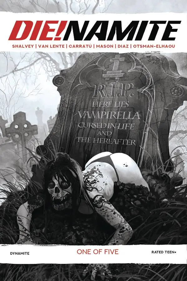 Die!Namite #1 21 Copy Suydam Living Dead Grayscale Foc Incv 1
