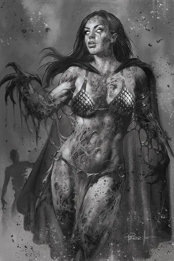 Die!Namite #1 25 Copy Parillo Living Dead Grayscale Virgin 1