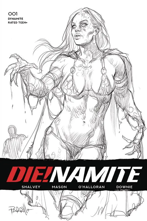Die!Namite #1 50 Copy Parrillo B&W Incv 1
