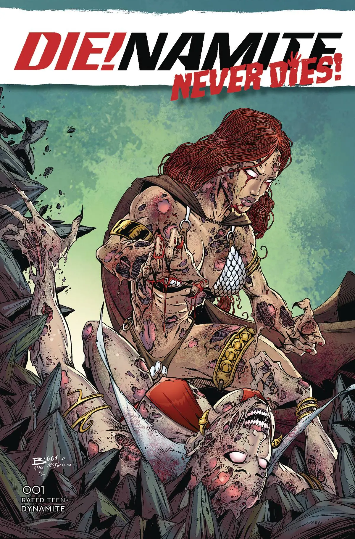 Die!Namite Never Dies #1 Cvr Q Foc Bonus Mcfarlane Homage Bi 1