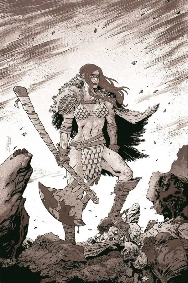 Die!Namite #2 15 Copy Shalvey B&W Virgin Foc Incv 1