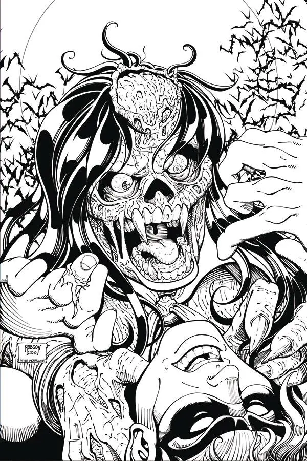 Die!Namite #3 15 Copy Robson B&W Virgin Foc Incv 1