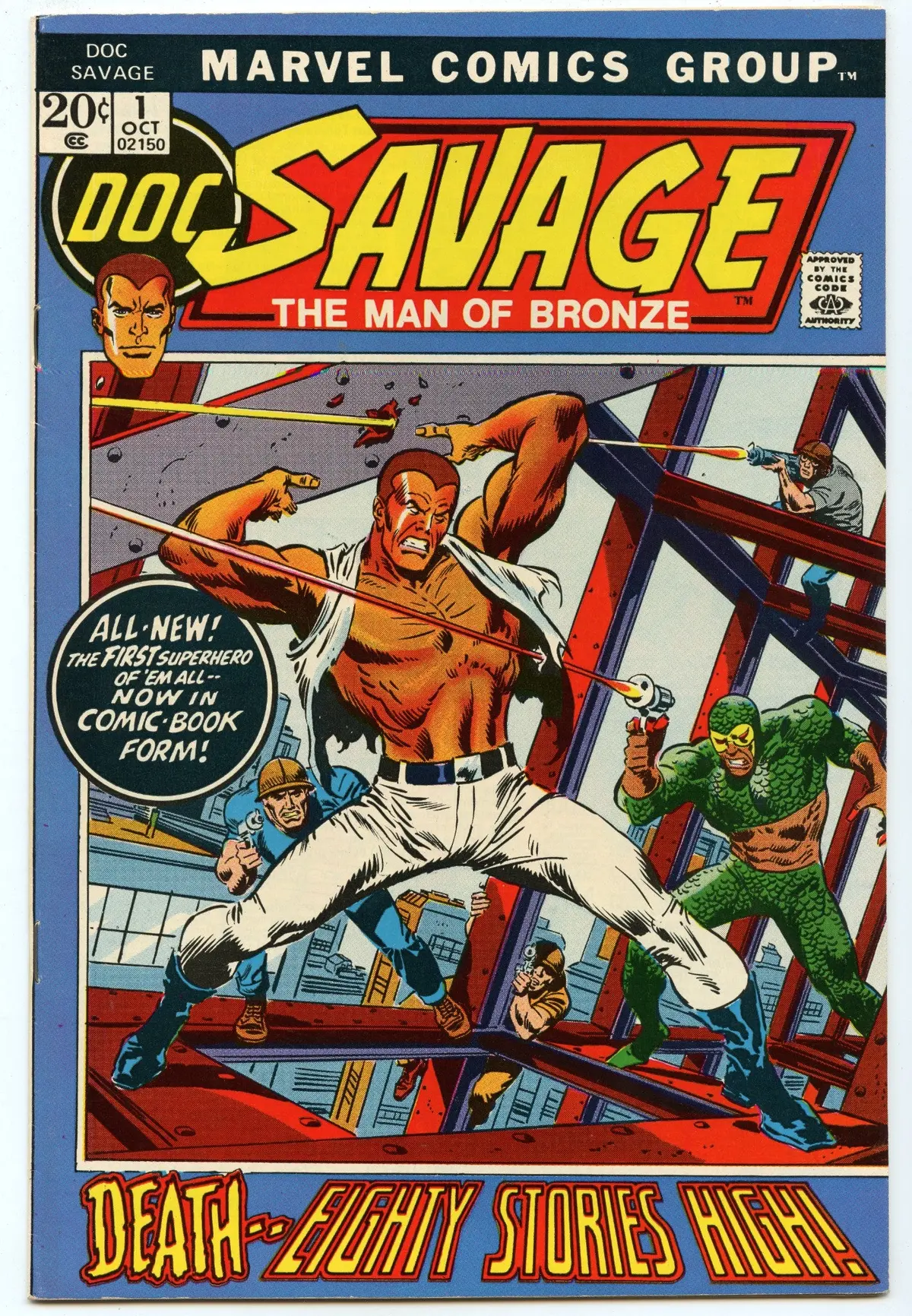 Doc Savage 1 (Oct 1972) Vf (8.0) 1