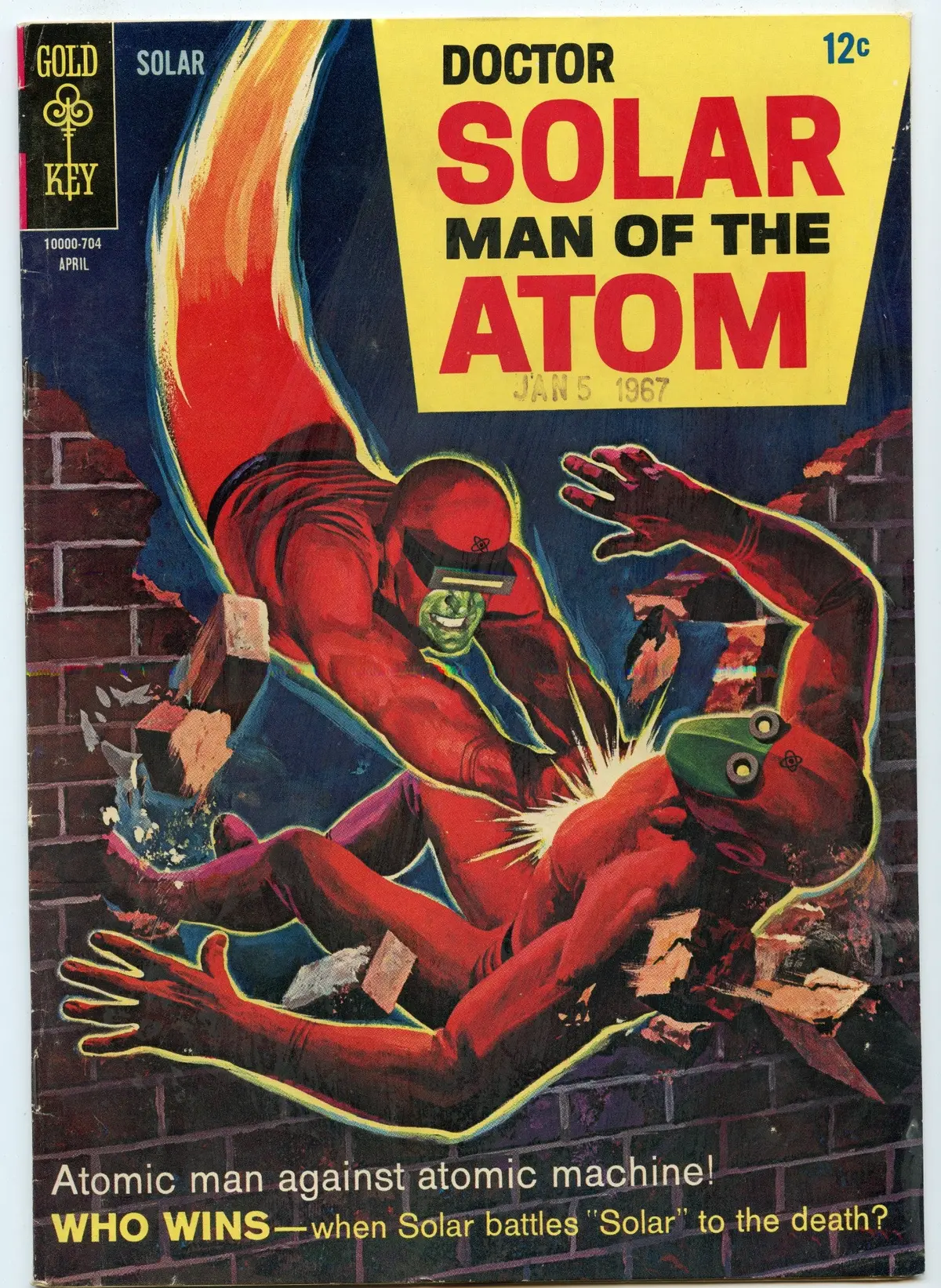 Doctor Solar, Man Of The Atom 19 (Apr 1967) Vg (4.0) 1