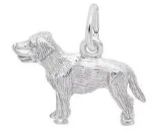 Sterling Silver Labrador Dog Charm 1