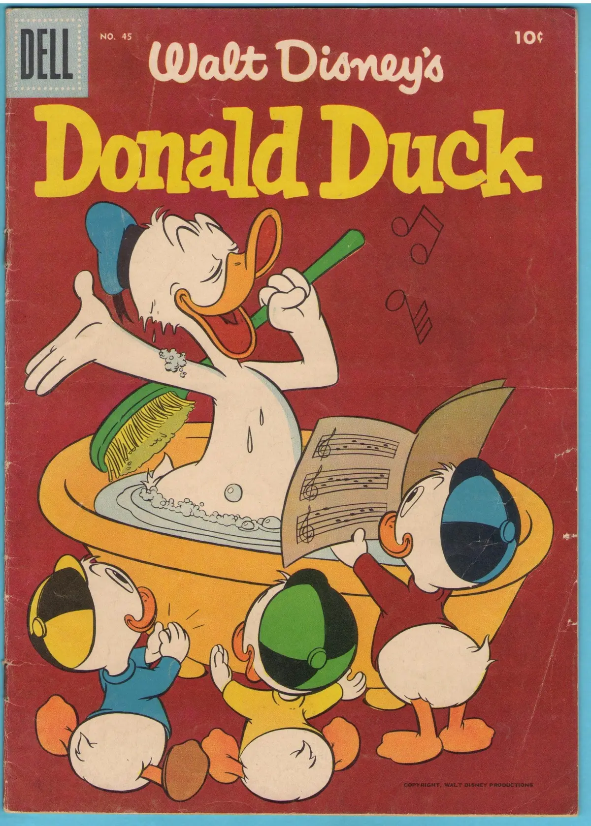 Donald Duck 45 Feb 1956 Vg (4.0) 1