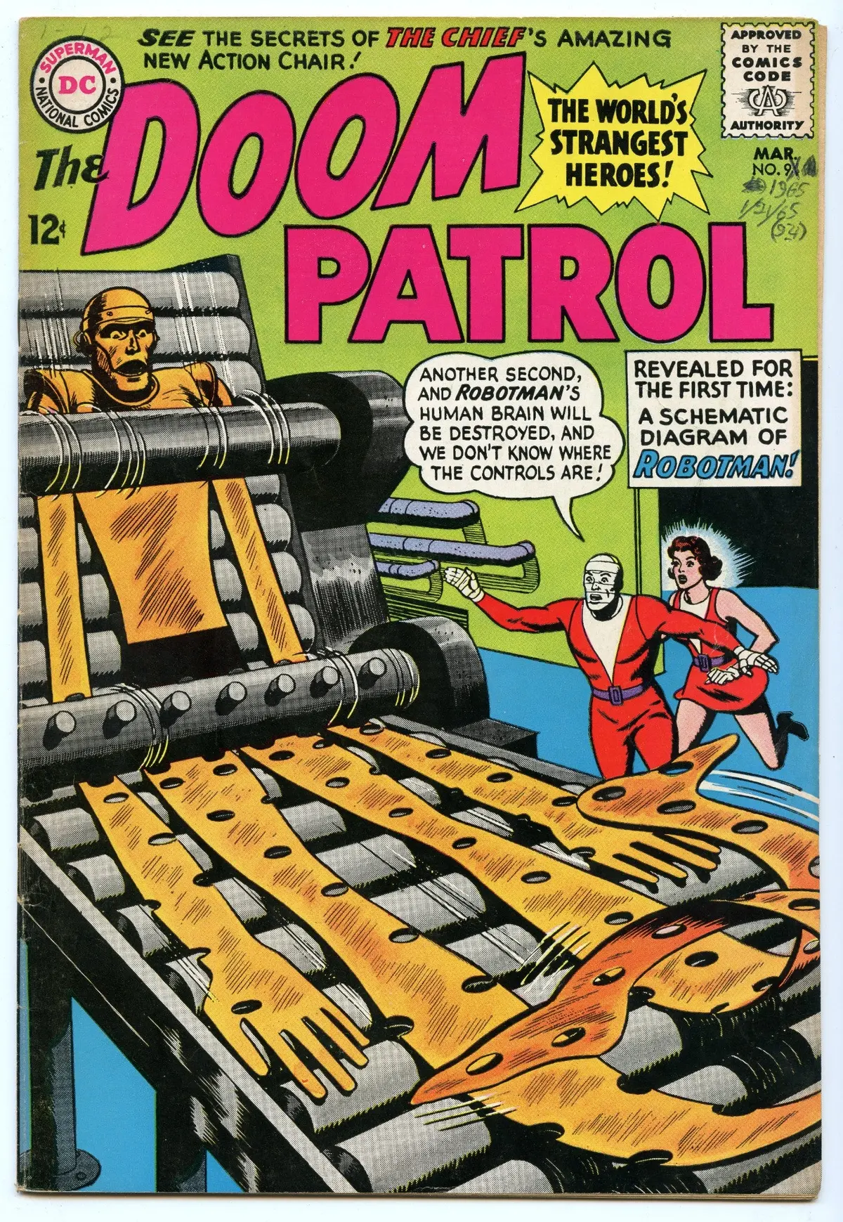 Doom Patrol 94 Mar (1965) Vg+ (4.5) 1