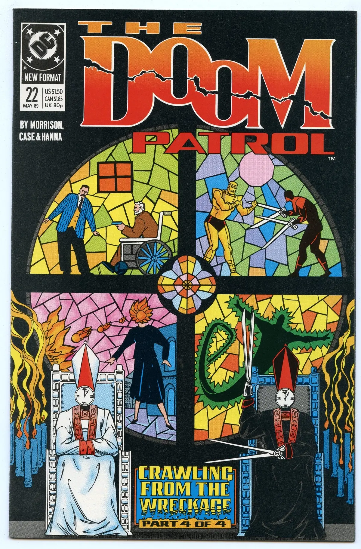 Doom Patrol 22 (May 1989) Nm- (9.2) - 1St Red Jack (Cameo) 1