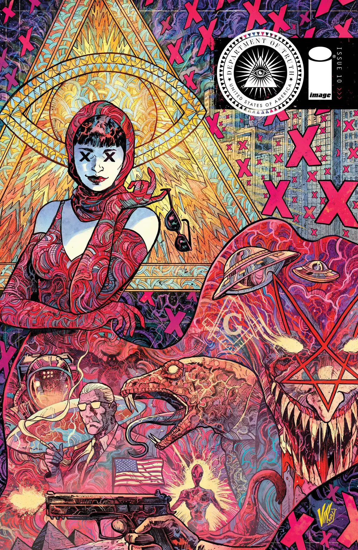 Department Of Truth #10 Cvr B Riccardi (Mr) 1