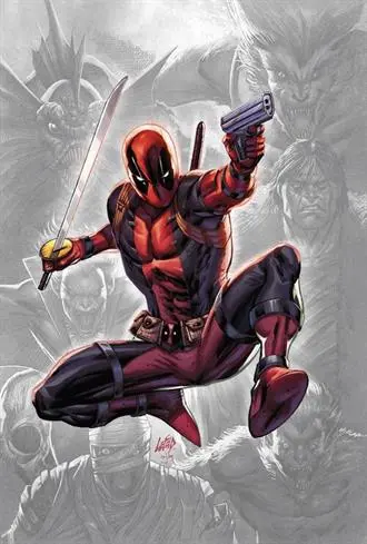 Deadpool #1 Rob Liefeld Virgin Variant 1