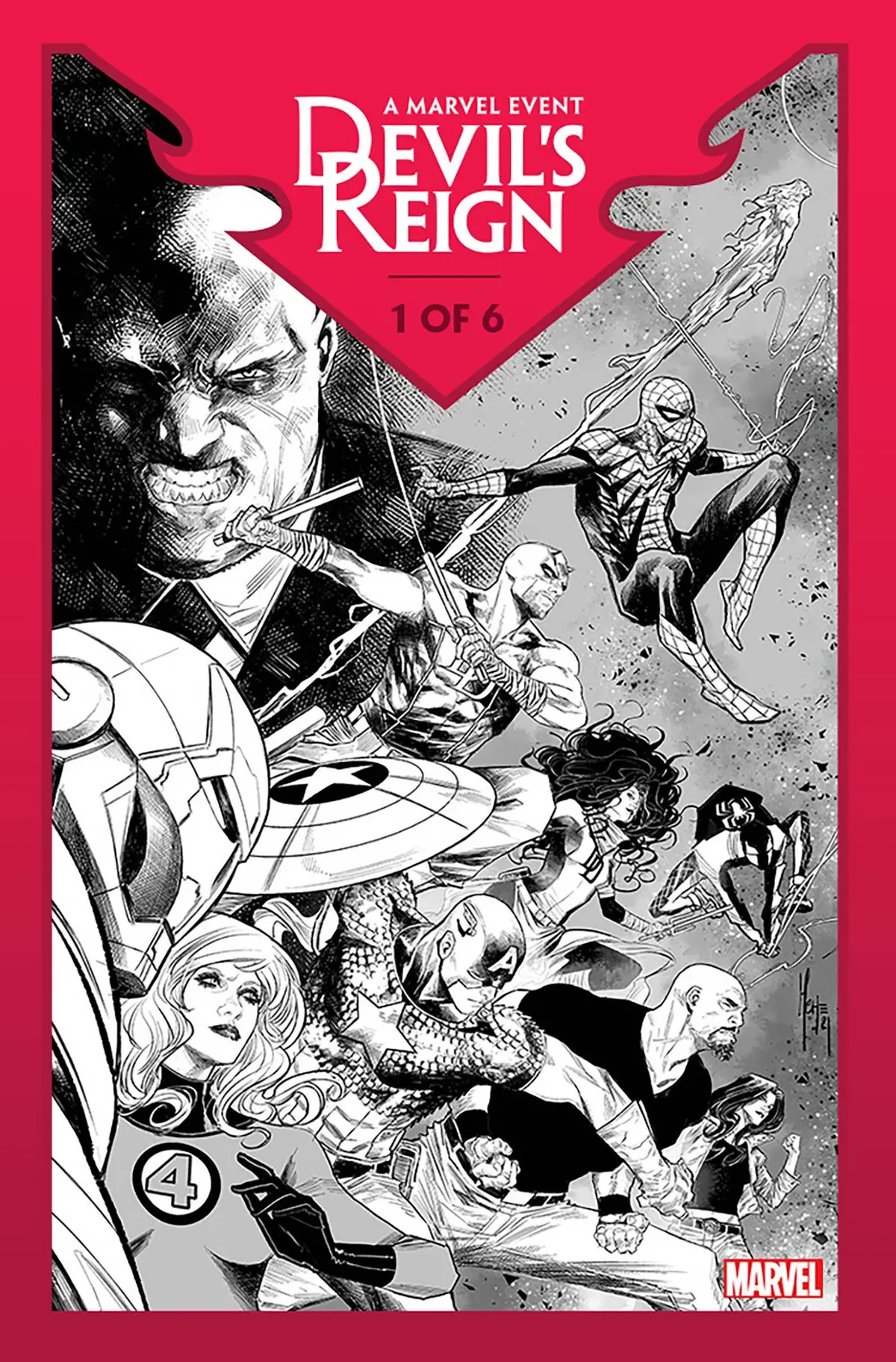 Devils Reign #1 (Of 6) 2Nd Ptg Checchetto Var 1